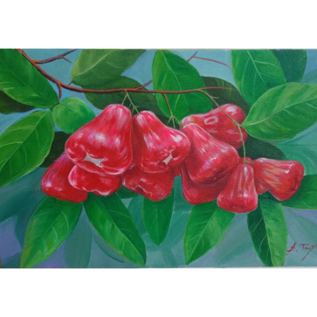 Lukisan tangan / Lukisan buah / Lukisan kanvas