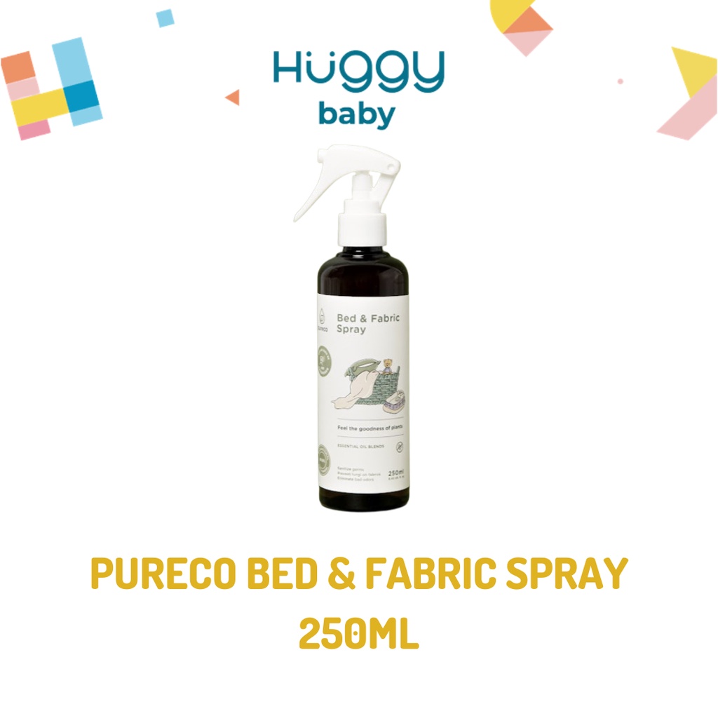 Pureco Bed &amp; Fabric Spray 250ml | Semprotan Anti Tungau Virus 250ml