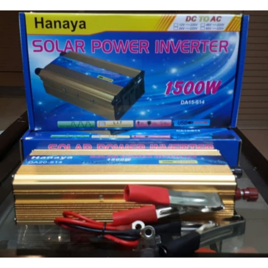 POWER INVERTER DC TO AC HANAYA 12V 1500W ORIGINAL