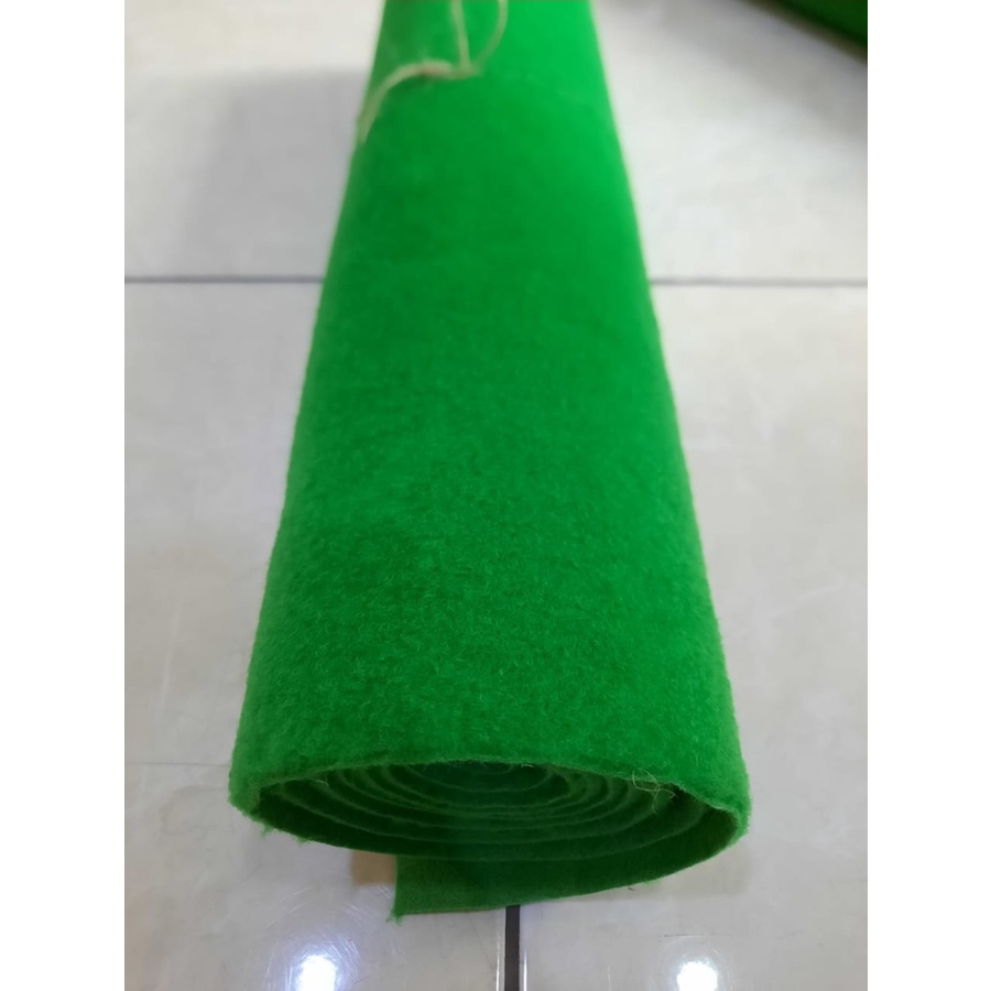 BENTLEY Karpet Bludru Bulu Tebal (0.5mx2m), Karpet Brudu Murah, Pameran, Alas duduk, Alas Kasur-LIGHT GREEN