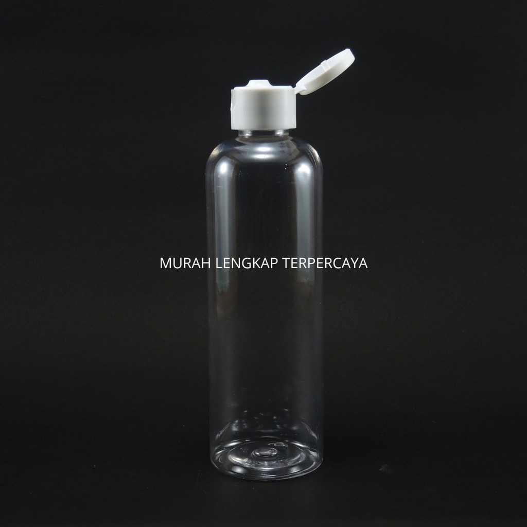 BOTOL 250 ML NATURAL FLIPTOP PUTIH