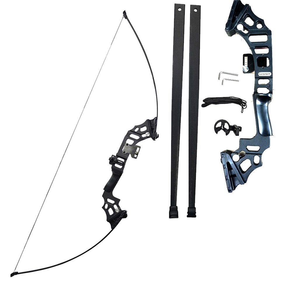 WoSport Busur Panah Powerful Straight Archery Bow JH814 Busur Panah Hunting Archery Bow 30-45 LBS Al