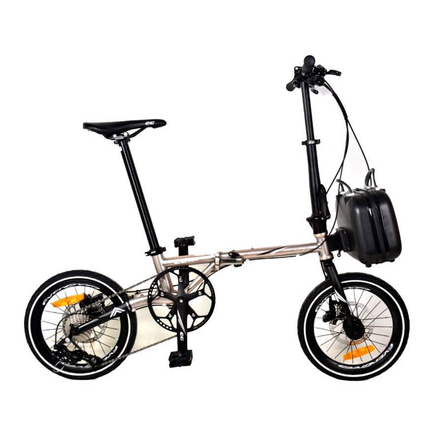 Kargo Sepeda Lipat Evergreen Maximus 16 Gen 2 Chromoly Hidrolik Brake SNI-3