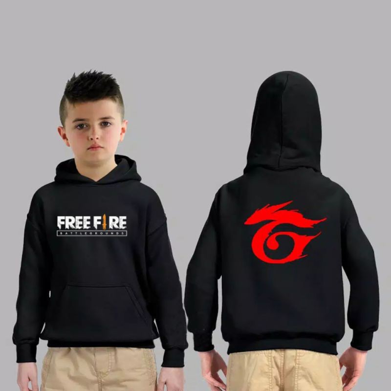 SWEATER HOODIE KIDS FIRE GARENA/HOODIE ANAK MURAH/SWEATER ANAK USIA 7-15 TAHUN