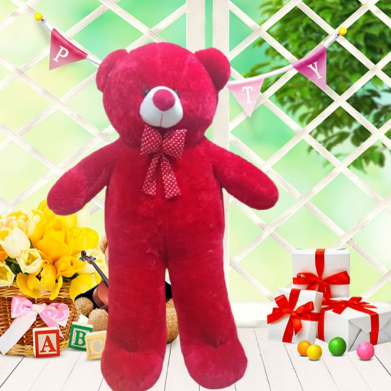 BONEKA TEDYBEAR BERUANG SUPER BESAR..TINGGI 1.5 CM/150CM.ORIGINAL(SNI)