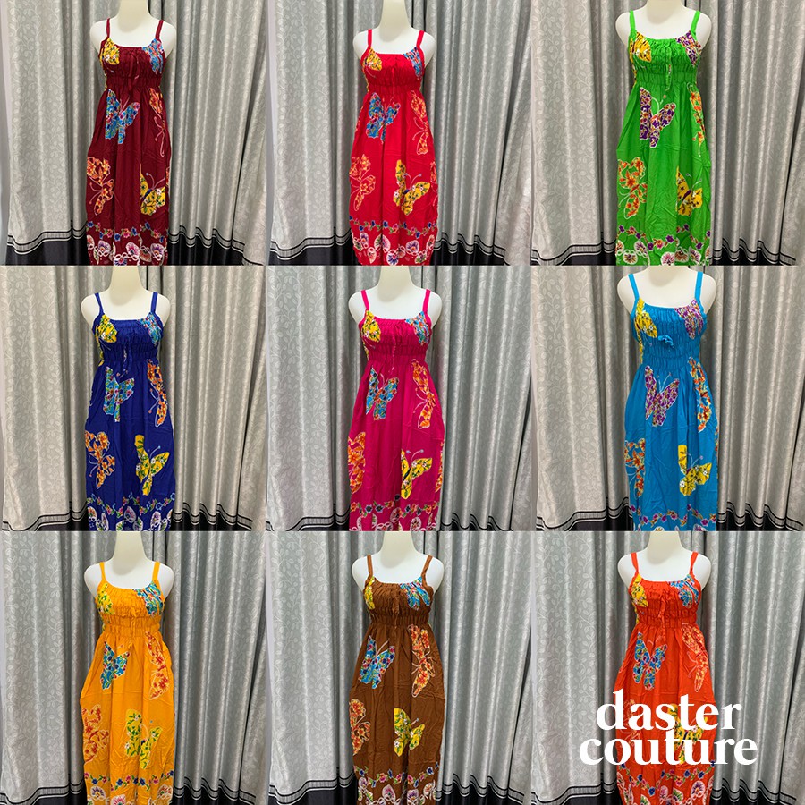 DASTER SERUT KARET TALI KECIL BY LIE ING BATIK RAYON PREMIUM ADEM