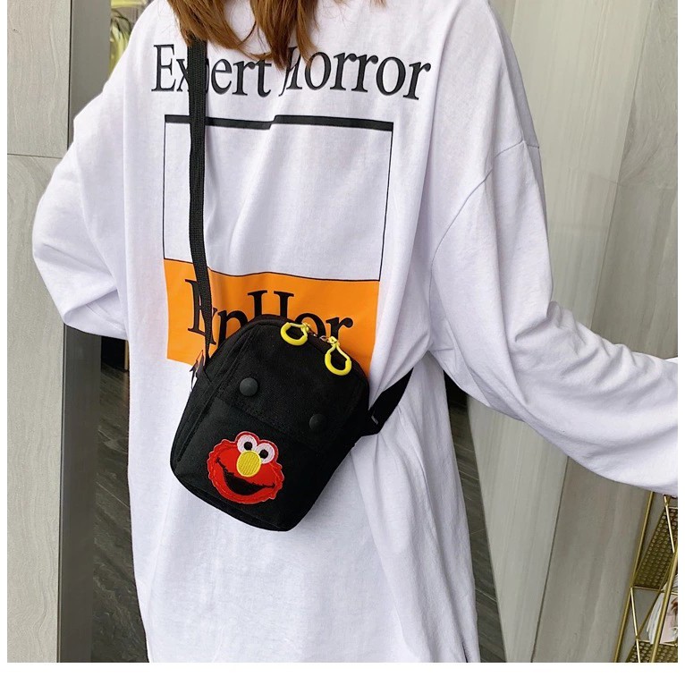 NIQABIS SLINGBAG MINI ELMO COOKIES MONSTER TAS SELEMPANG WANITA TAS SELEMPANG ANAK TAS CEWEK MURAH