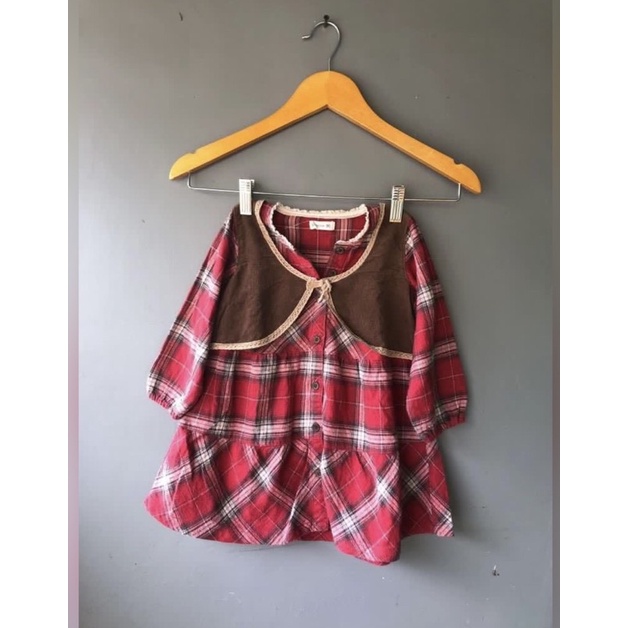 dress anak vintage preloved