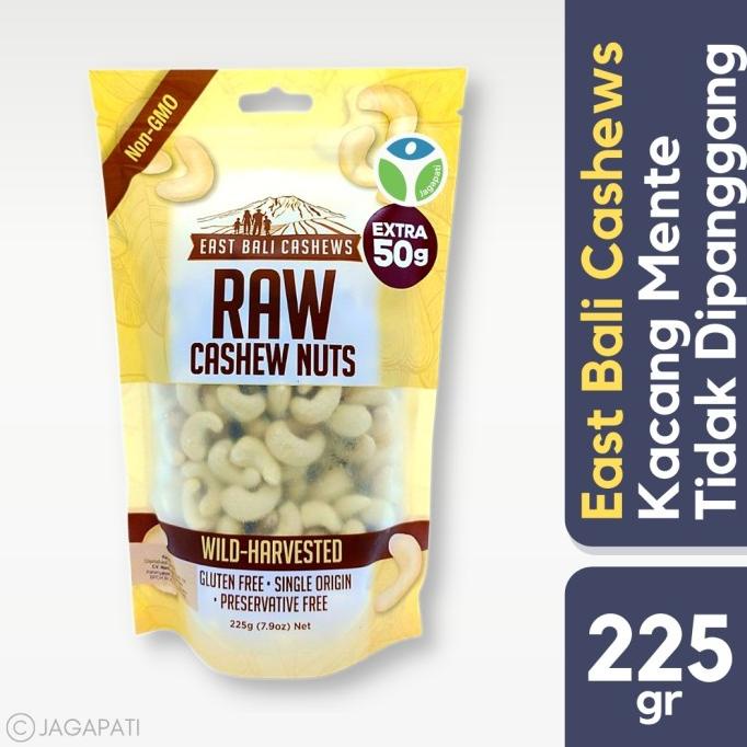

East Bali Cashews - Cashew Raw 225gr - Kacang Sehat