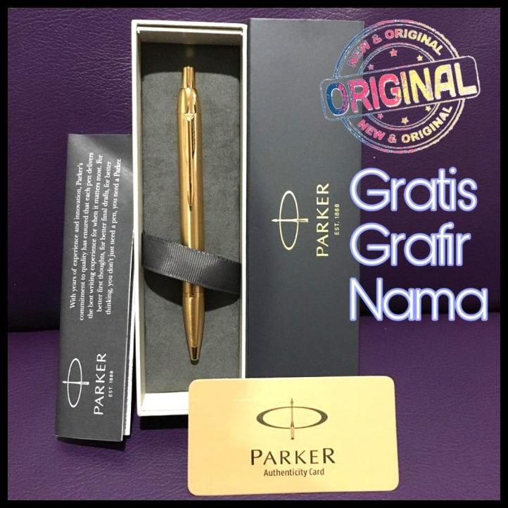 

Daisydooo | Pulpen Parker Mewah Original Full Gold Exclusive Gratis Grafir Nama