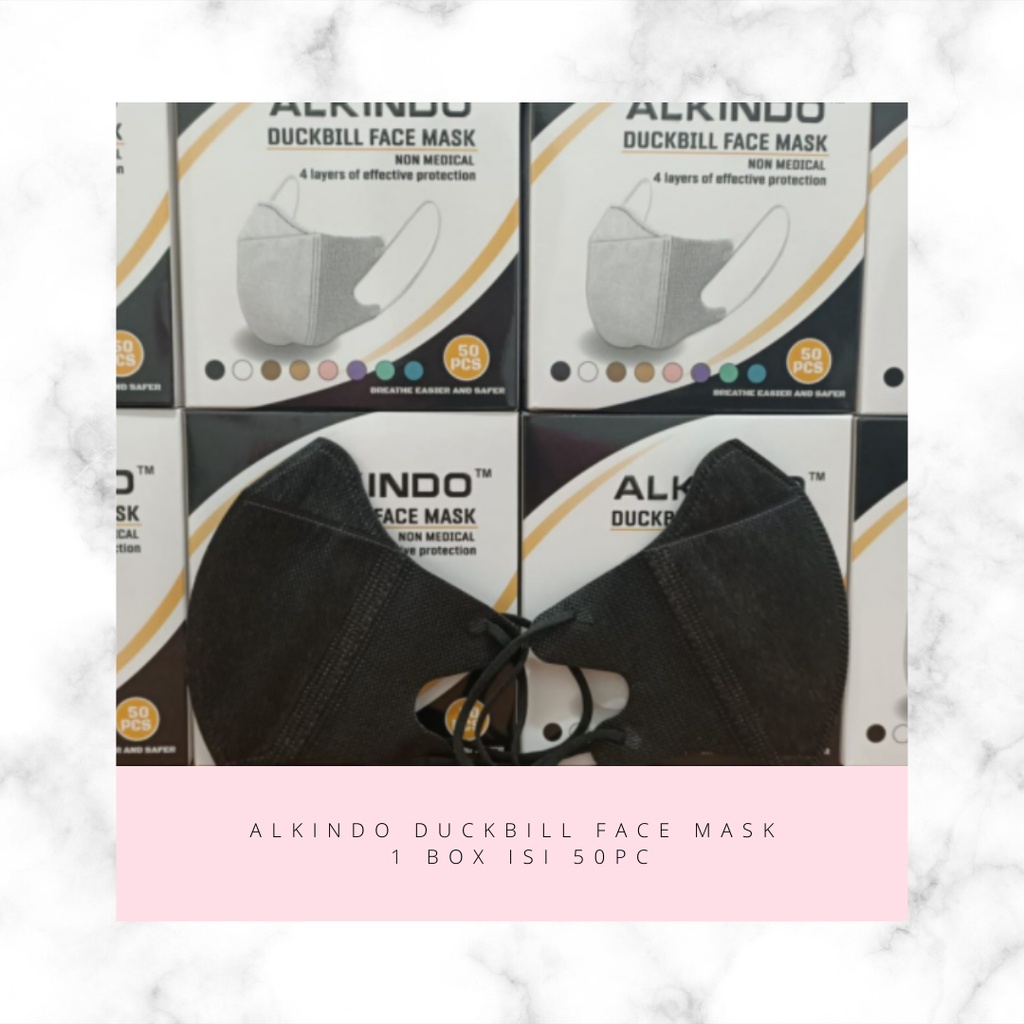 LITTLE MOLLY | Duckbill Soft Color Premium isi 50Pcs / Masker 3D Luxury Disposable / Masker Duckbill