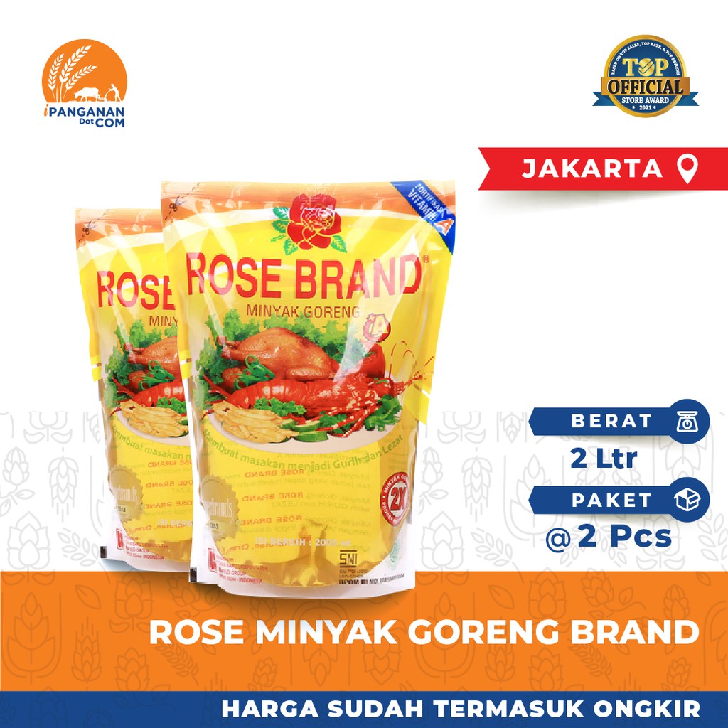 

Rose Brand Minyak Goreng 2lt x 2Pack (Harga + Ongkir)