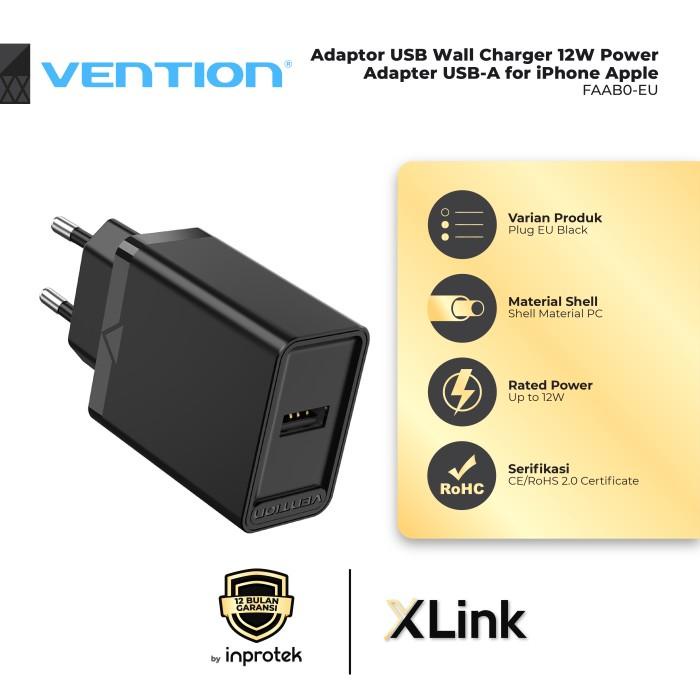 Uta | Adaptor Usb Wall Charger 12W Power Adapter Usb-A For Iphone Apple