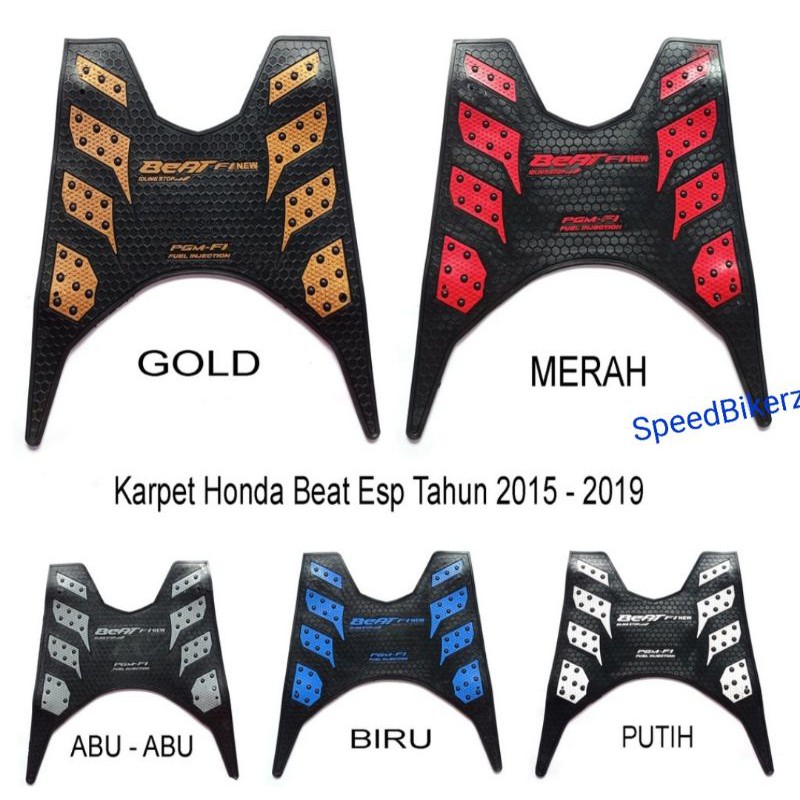 Karpet Karet Motor Beat ESP Terbaru 2015 Sampai 2019