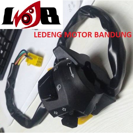 Saklar Kiri Thunder New Switch 9 Kabel Tombol Klakson Sen Lampu Dim Choke Lokal