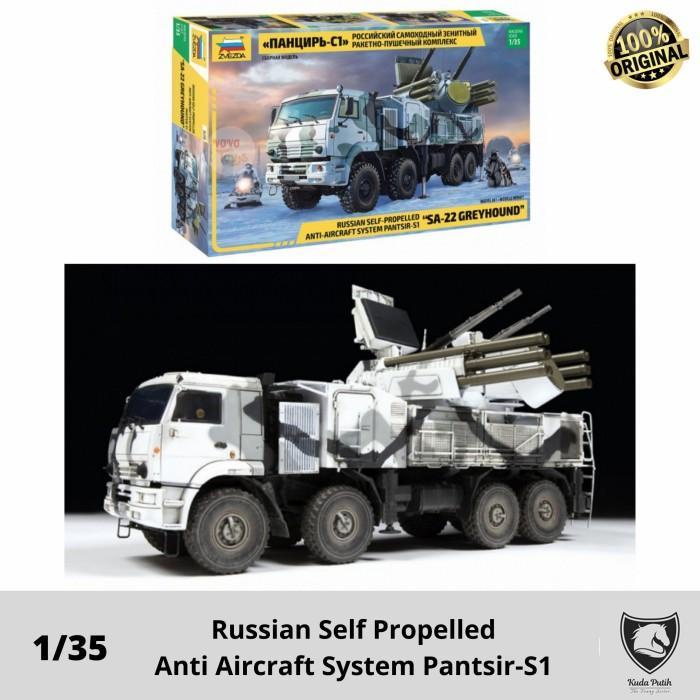 Model Kits Military Truck Anti Aircraft System Pantsir-S1 By Zvezda By Eastern