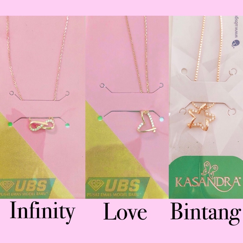 Kalung Infinity Love Bintang 10 Mata UBS Millie Molly
