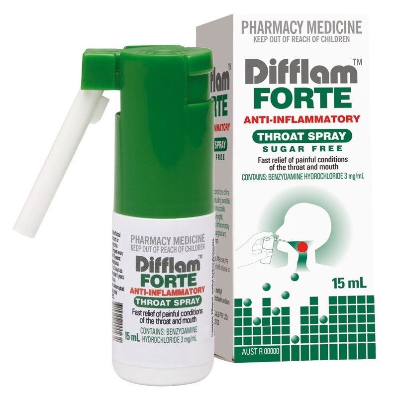 READY - DIFFLAM forte throat spray sugar free