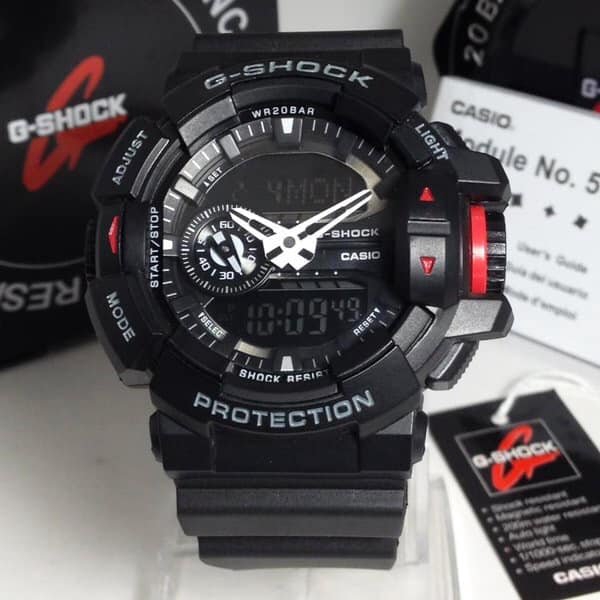 Jam Tangan Pria Casio g-shock GA-400 Black Original B*M