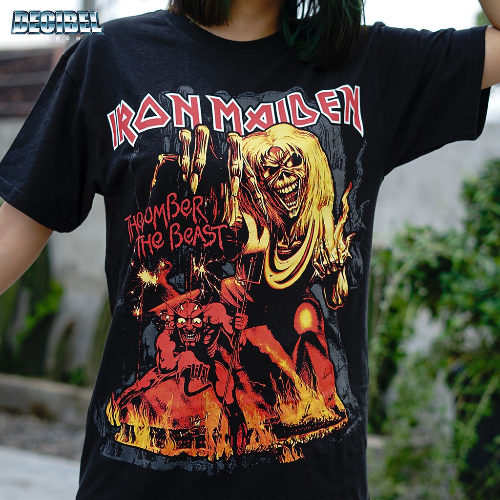 Kaos Band Original | Kaos Musik | Iron Maiden Official Merchandise | Iron Maiden Merch