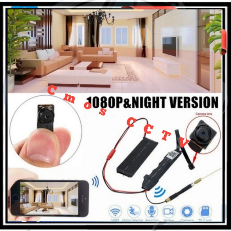 CCTV Mini Pengintai Kamera spy Wifi 8MP Lookcam Full HD