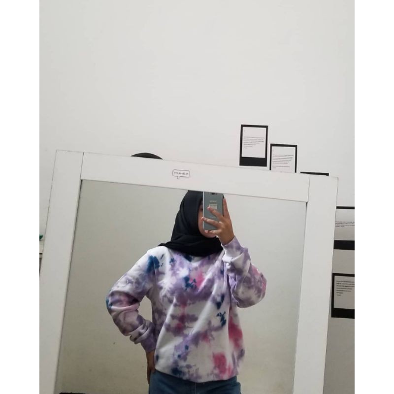 SWEATER TIE DYE || HOODIE TIE DYE OVERSIZED || CREWNECK TIE DYE