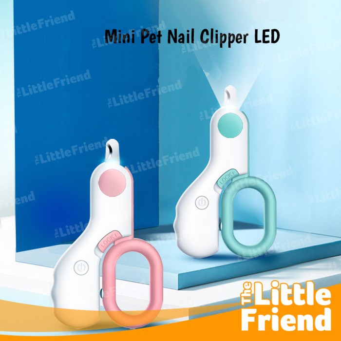 Gunting Kuku Anjing Kucing Hewan Mini Pet Dog Cat Nail Clipper LED