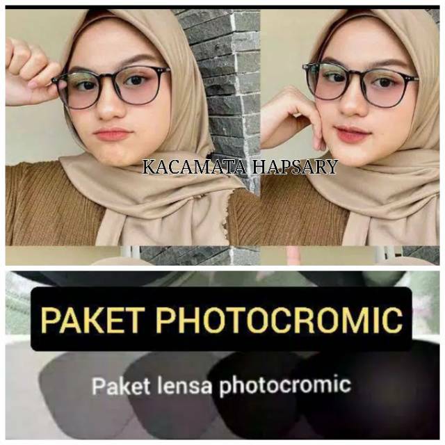 Frame Kacamata Trendy Anti UV, Kaca mata Photocromic, Kacamata Minus, Kaca mata Plus Pria Dan Wanita