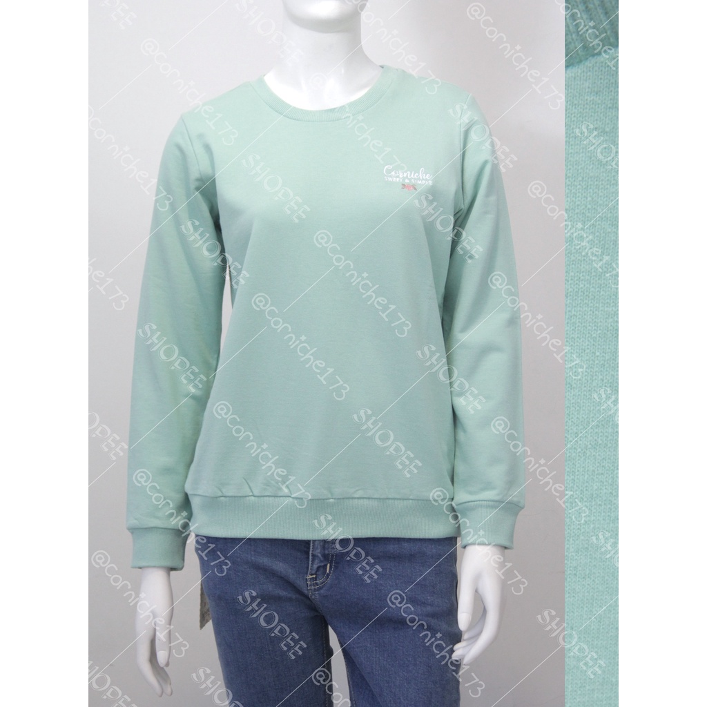 Corniche Fabian Sweatshirt Hijau Mint - TM231543