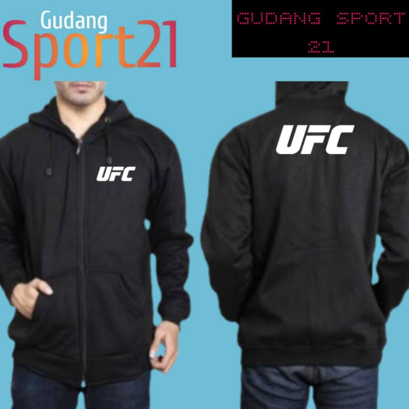 jaket ziper ufc ultimate fighrting championship jaket ufc