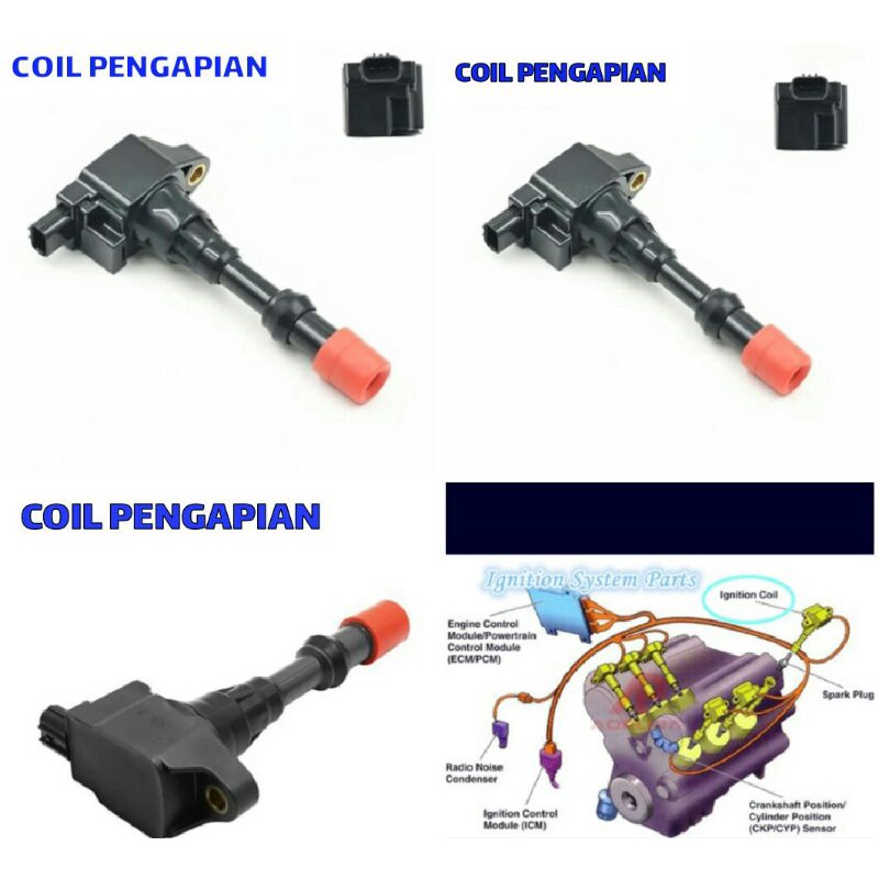 Coil Koil Pengapian Depan Honda Jazz Gd3