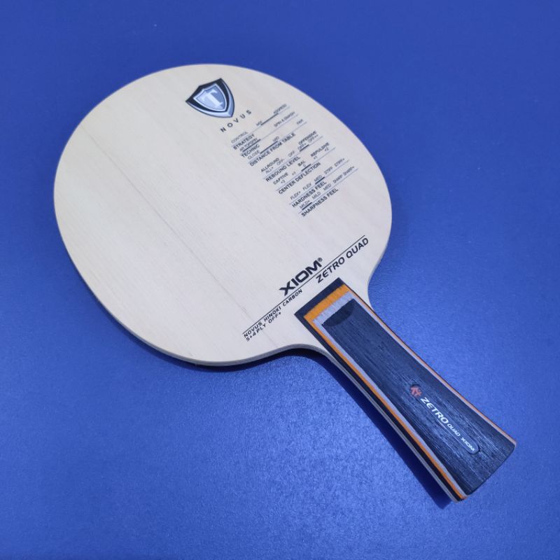 Xiom Zetro Quad Hinoki Quad Carbon FL Blade Bet Tenis Meja Pingpong