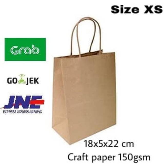 

PaperBag Tas Kertas | GoddieBag ShoppingBag Ukuran XS 18.5.22cm