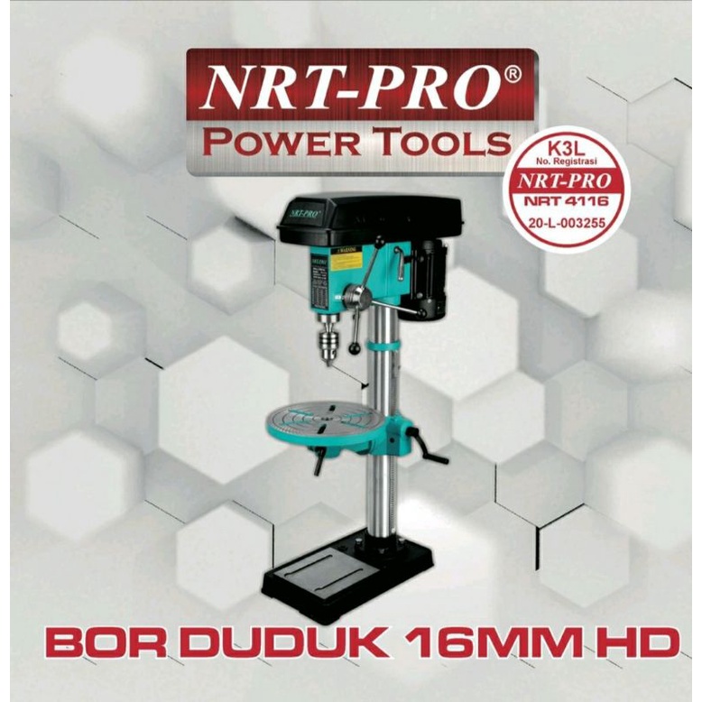 Mesin Bor Duduk 16 mm NRT Pro NRT 4116