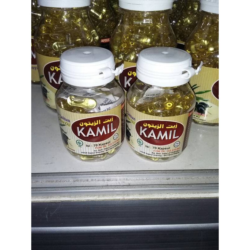Kamil Minyak Zaitun 70 Kapsul | Kamil Extra Virgin Olive Oil Kapsul ( Kamil Zaitun BPOM )