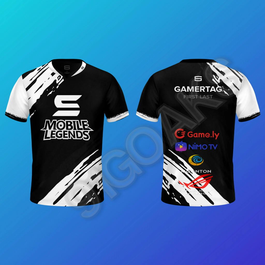 Jersey Custom Kaos Baju Gaming PUBG Mobile Team Ori