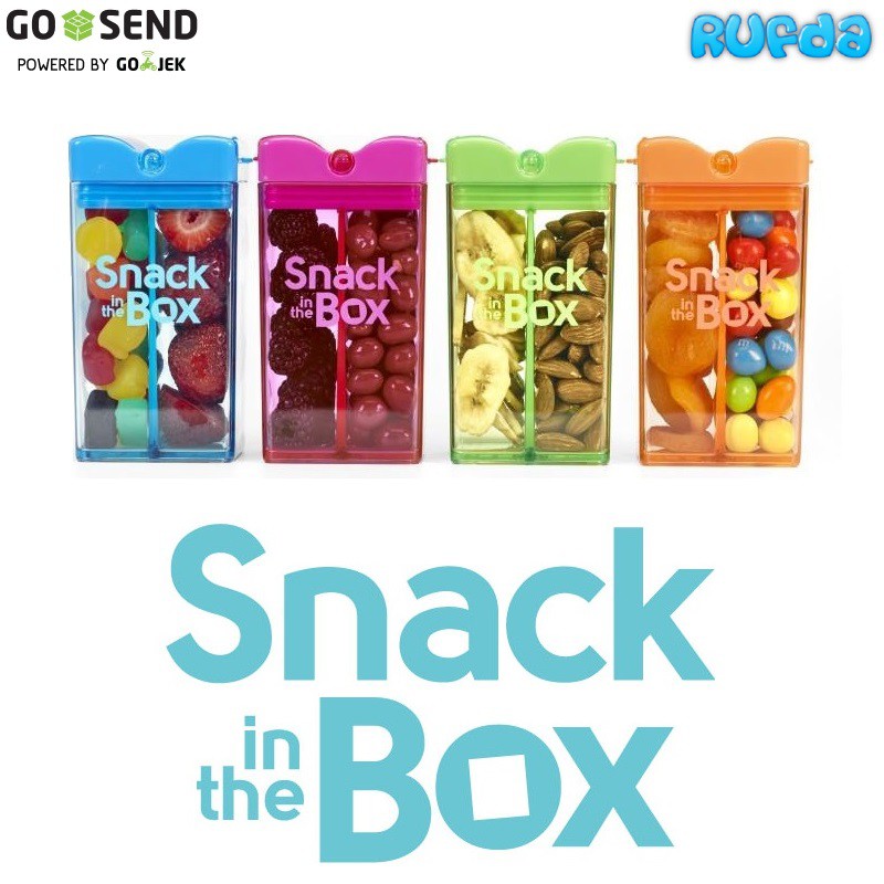 Snack in the Box Wadah Makanan Ringan Reusable Bahan Tritan Awet