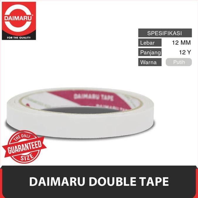 

[[BISA COD]] Double Tape DAIMARU 12mm 12y 1DUS isi 240/Dabel Tip/Double Sided 1/2in BERKUALITAS Kode