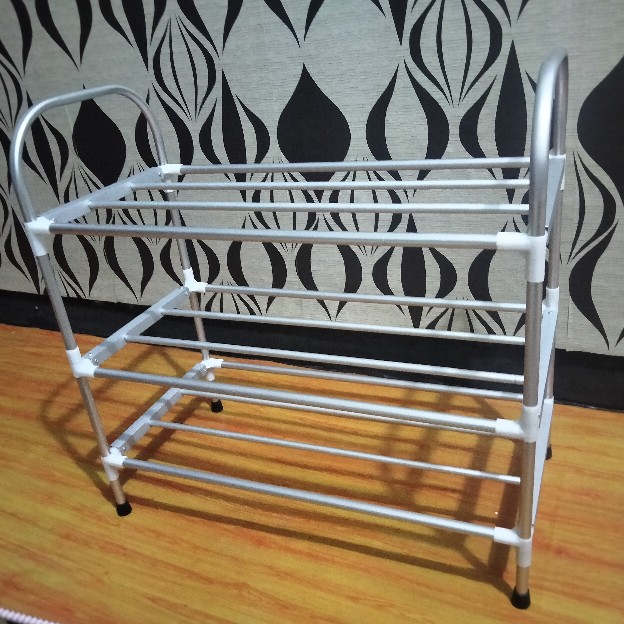 Gantungan Peralatan Dapur Aluminium / Kitchen Equipment Hanger / Jemuran Dinding / Jemuran Dapur