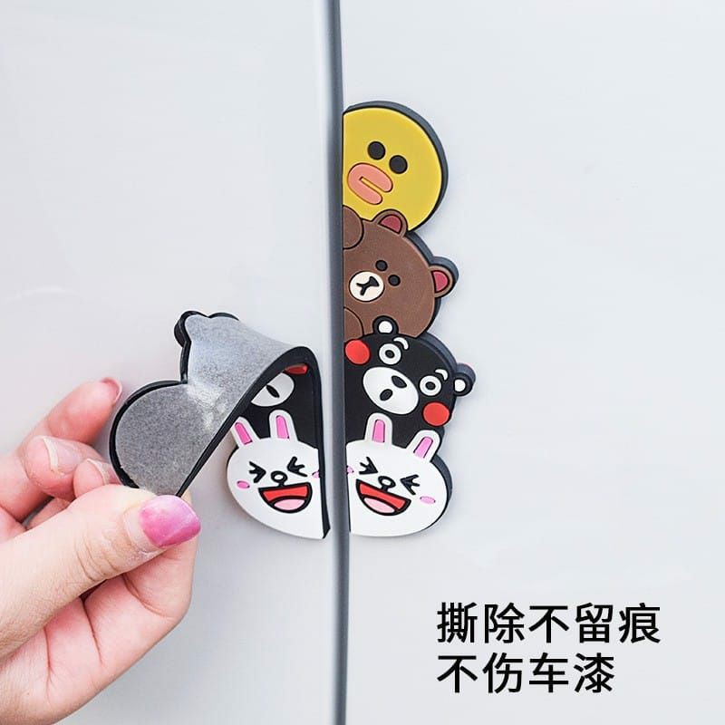 family games SEPASANG CAR DOOR GUARD protector rubber stiker karton anti lecet spion pintu mobil