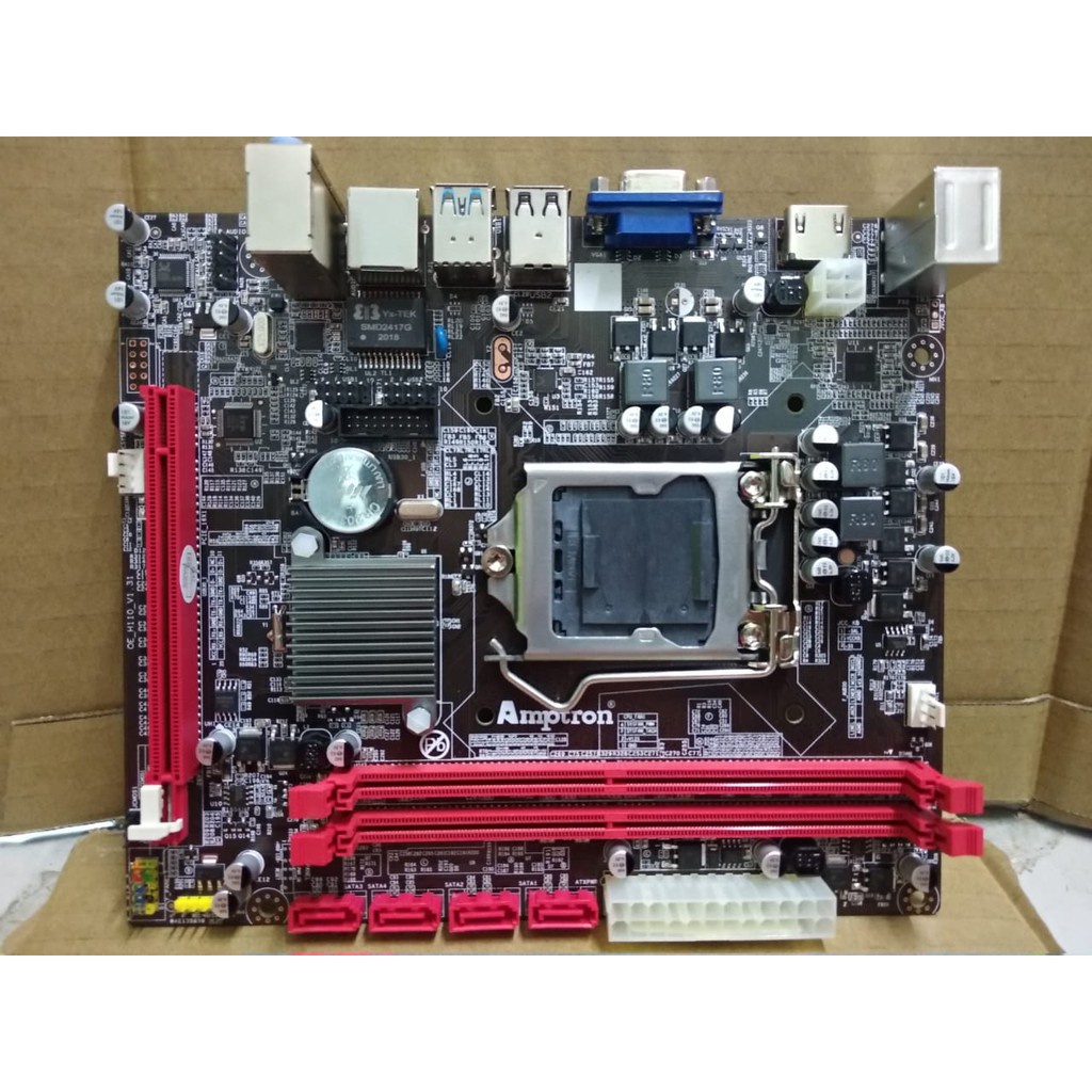 Motherboard Mobo MB Amptron H110 Socket LGA 1151 DDR4