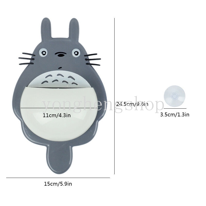 Rak Holder Sikat Gigi Bentuk Totoro Warna Acak Untuk Kamar Mandi