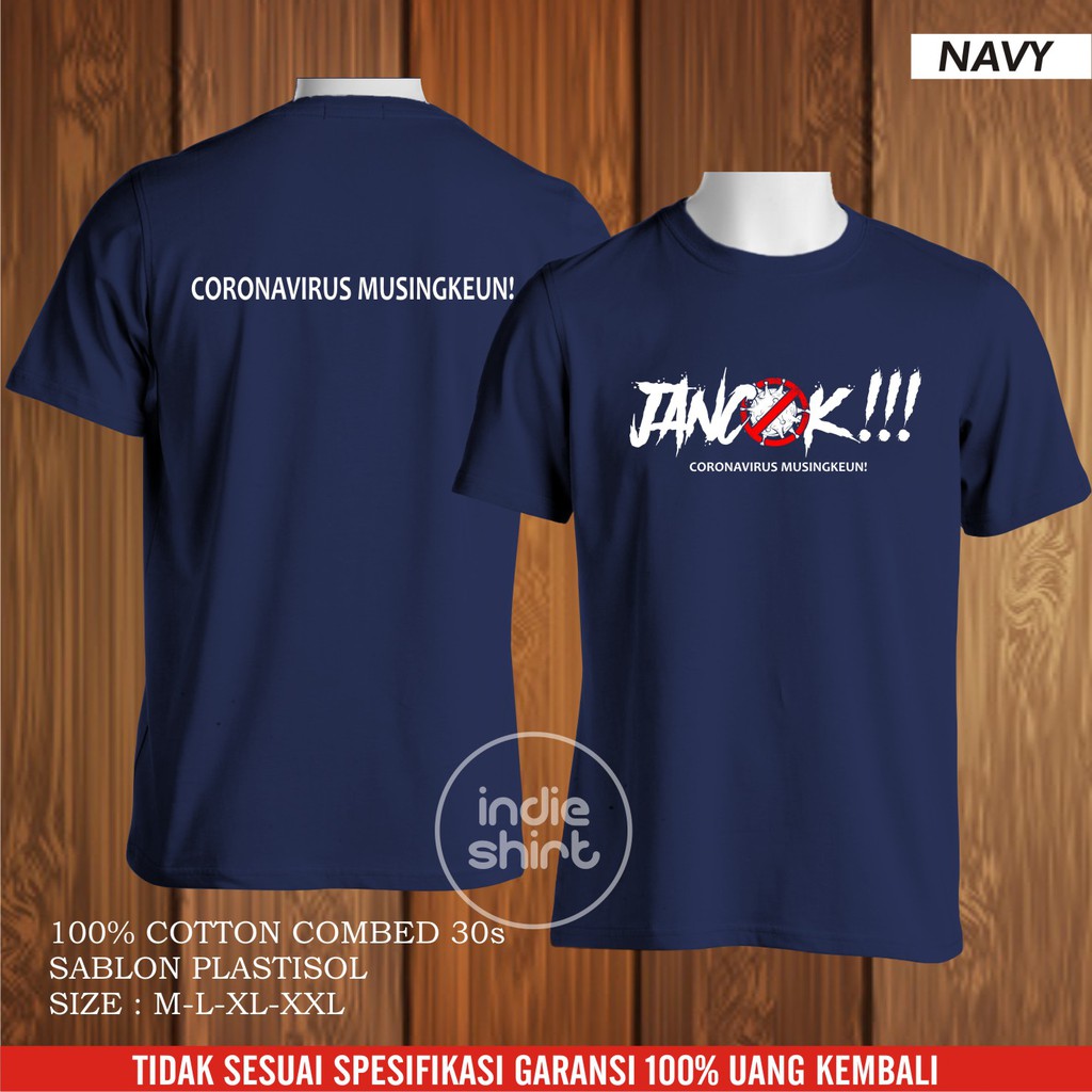Kaos Corona / Kaos JANCOK Corona / Coronavurus Musingkeun / Kaos Covid19 World Tour