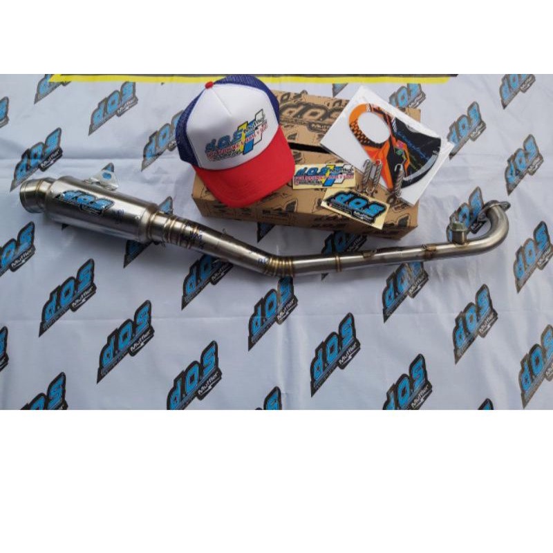 Knalpot Dos Muffler Original Jupiter Z1 Injeksi Stainless original racing jogja Asli D.O.S Muffler J