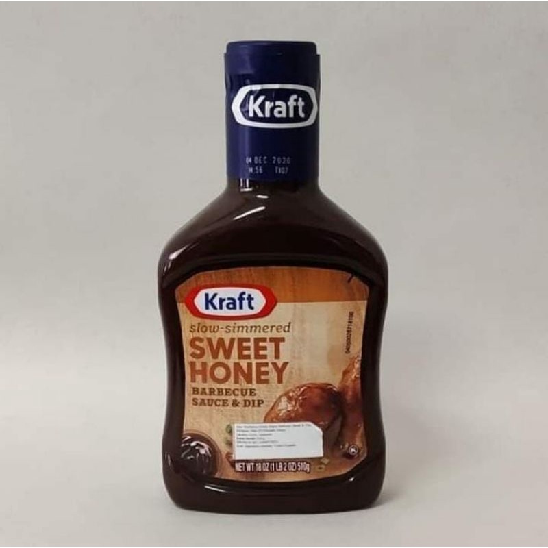 

kraft sweet honey barbecue sauce & dip 510gr/ saus bbq madu manis