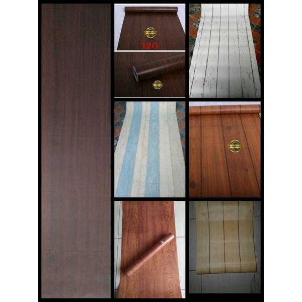 wallpaper dinding motif kayu wallpaper dinding murah ukuran 45cmx10m