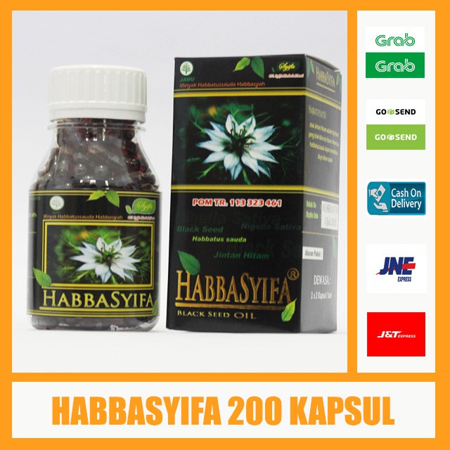 Kapsul Habbasyifa - Kapsul Habbatussauda - 200 Kapsul - Habbatussauda Oil