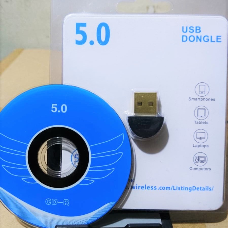 BLUETOOTH 5.0 USB DONGLE ADAPTER VERSI 5.0