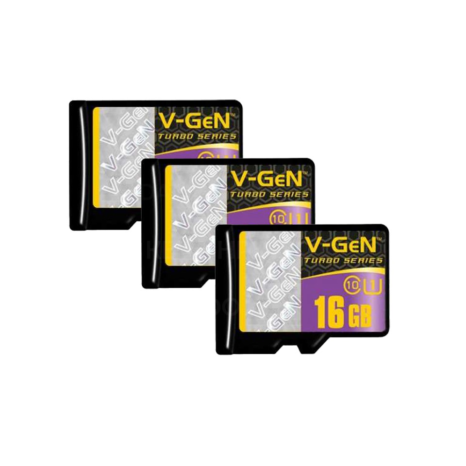 MicroSD Vgen 16 GB Class 10 Turbo Kartu Memori HP Memory Card
