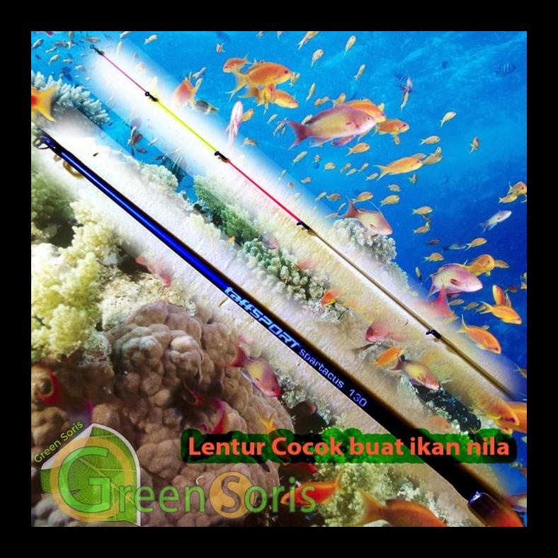 PROMO JORAN LENTUR SAMBUNG 2 PANJANG 1.3 METER CARBOR FIBER ALAT PANCING TERUPDATE AL8